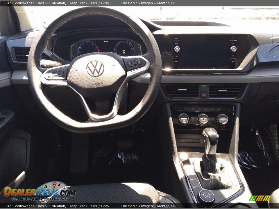2022 Volkswagen Taos SEL 4Motion Deep Black Pearl / Gray Photo #3