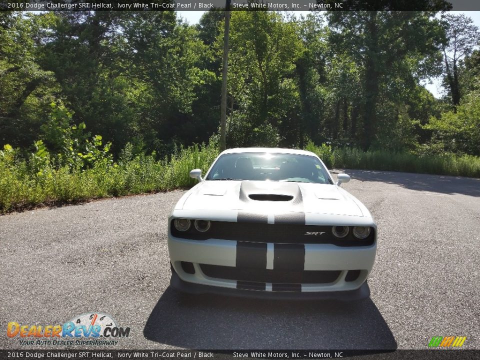 2016 Dodge Challenger SRT Hellcat Ivory White Tri-Coat Pearl / Black Photo #3