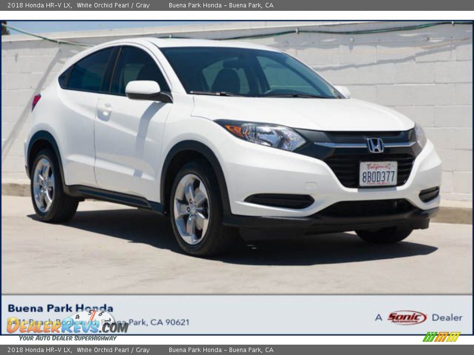 2018 Honda HR-V LX White Orchid Pearl / Gray Photo #1