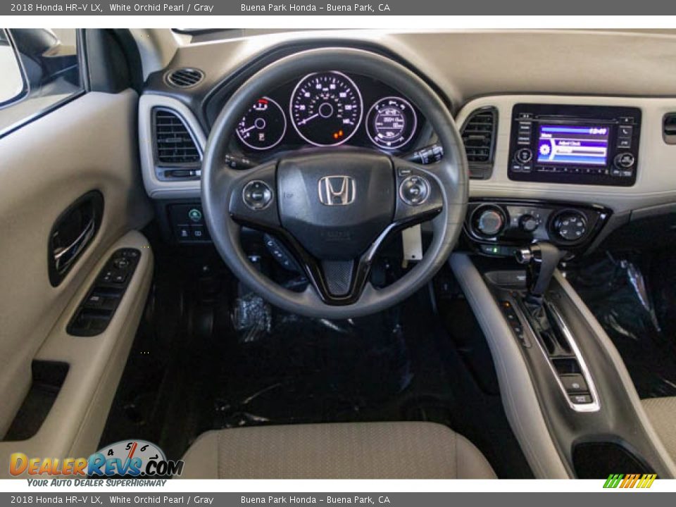 2018 Honda HR-V LX White Orchid Pearl / Gray Photo #5