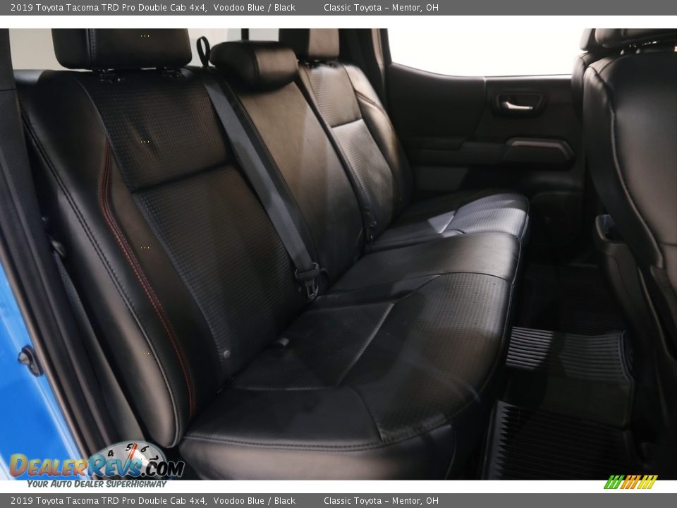 Rear Seat of 2019 Toyota Tacoma TRD Pro Double Cab 4x4 Photo #17