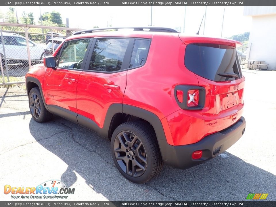 2022 Jeep Renegade (RED) Edition 4x4 Colorado Red / Black Photo #3