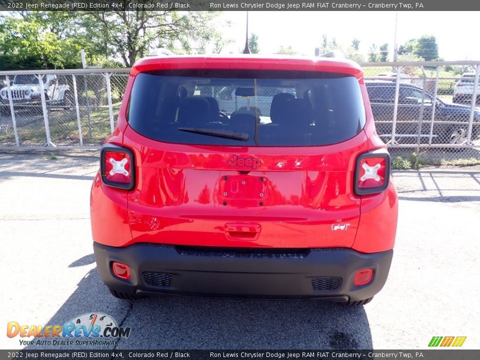 2022 Jeep Renegade (RED) Edition 4x4 Colorado Red / Black Photo #4