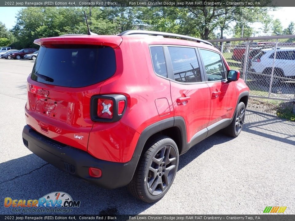 2022 Jeep Renegade (RED) Edition 4x4 Colorado Red / Black Photo #5