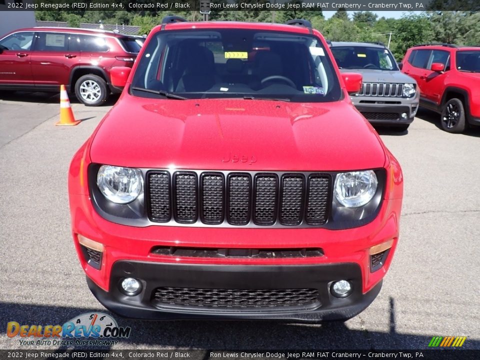 2022 Jeep Renegade (RED) Edition 4x4 Colorado Red / Black Photo #8