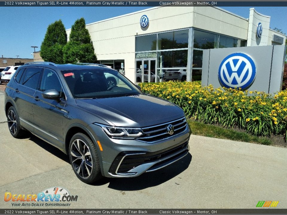 2022 Volkswagen Tiguan SEL R-Line 4Motion Platinum Gray Metallic / Titan Black Photo #1