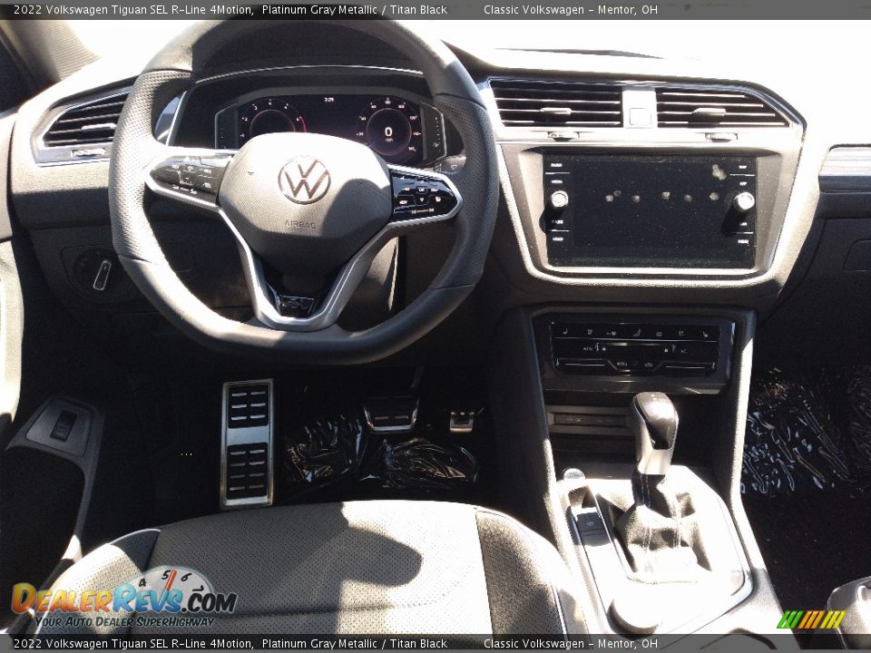 2022 Volkswagen Tiguan SEL R-Line 4Motion Platinum Gray Metallic / Titan Black Photo #3