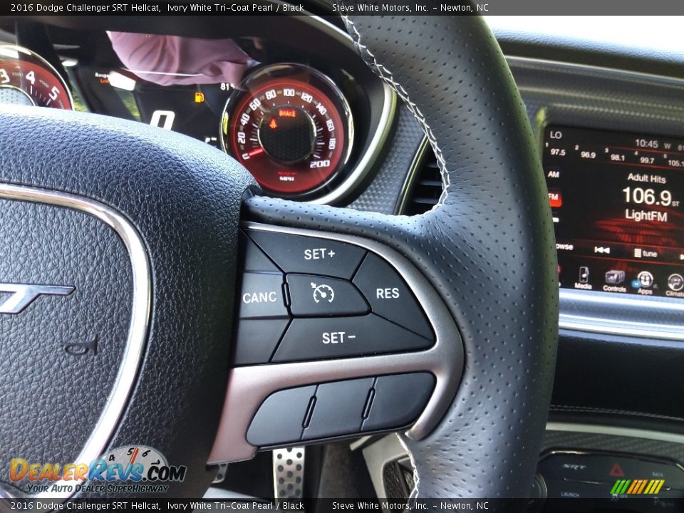 2016 Dodge Challenger SRT Hellcat Steering Wheel Photo #18