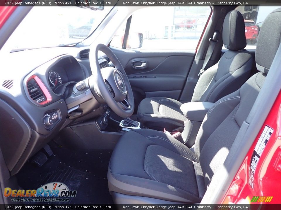 Black Interior - 2022 Jeep Renegade (RED) Edition 4x4 Photo #15