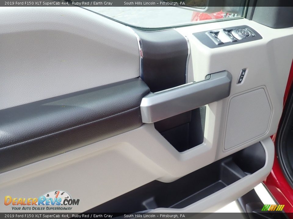 2019 Ford F150 XLT SuperCab 4x4 Ruby Red / Earth Gray Photo #20