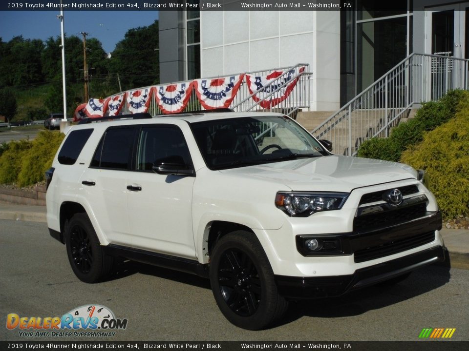 2019 Toyota 4Runner Nightshade Edition 4x4 Blizzard White Pearl / Black Photo #1