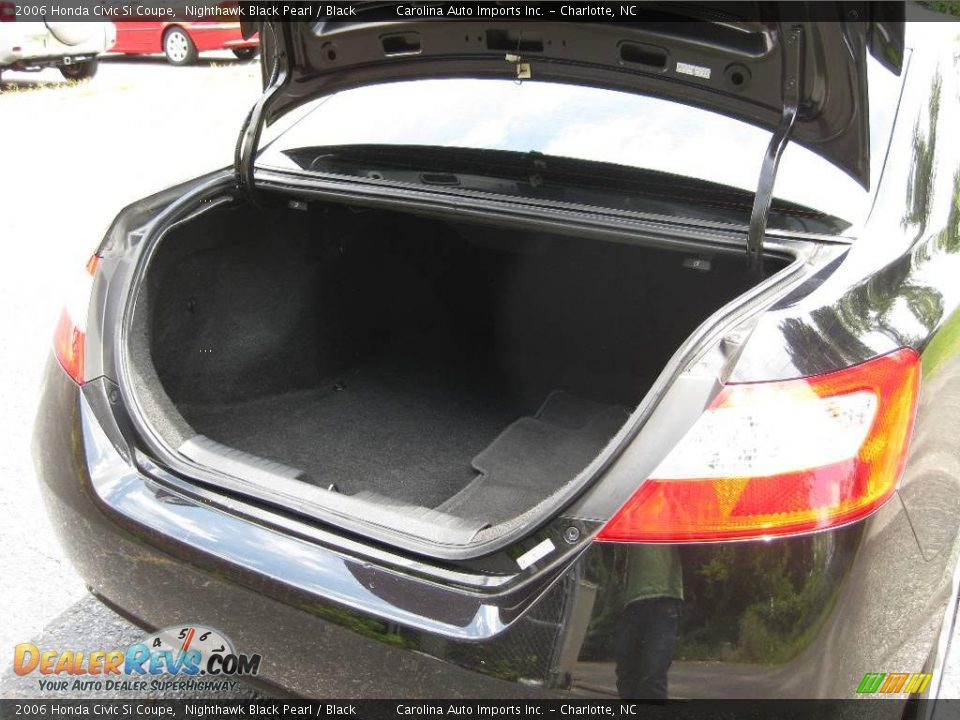 2006 Honda Civic Si Coupe Nighthawk Black Pearl / Black Photo #17