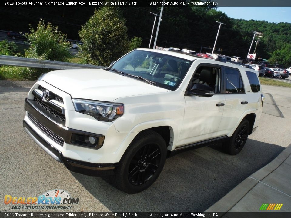 2019 Toyota 4Runner Nightshade Edition 4x4 Blizzard White Pearl / Black Photo #12