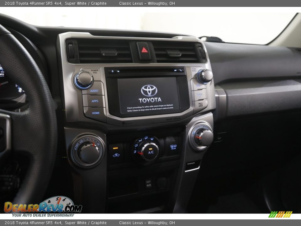 2018 Toyota 4Runner SR5 4x4 Super White / Graphite Photo #9