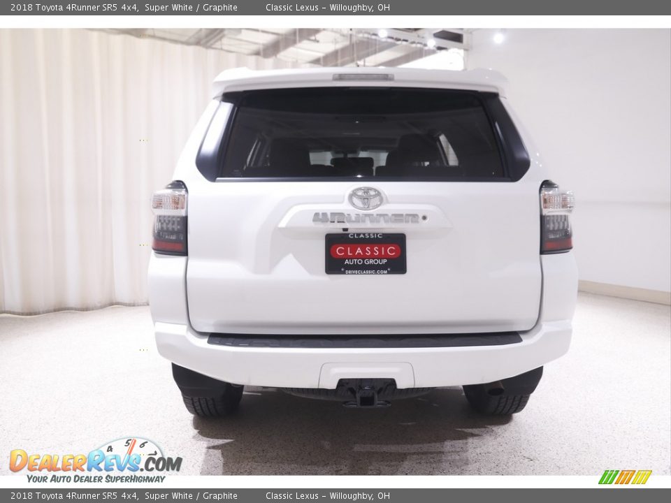 2018 Toyota 4Runner SR5 4x4 Super White / Graphite Photo #20