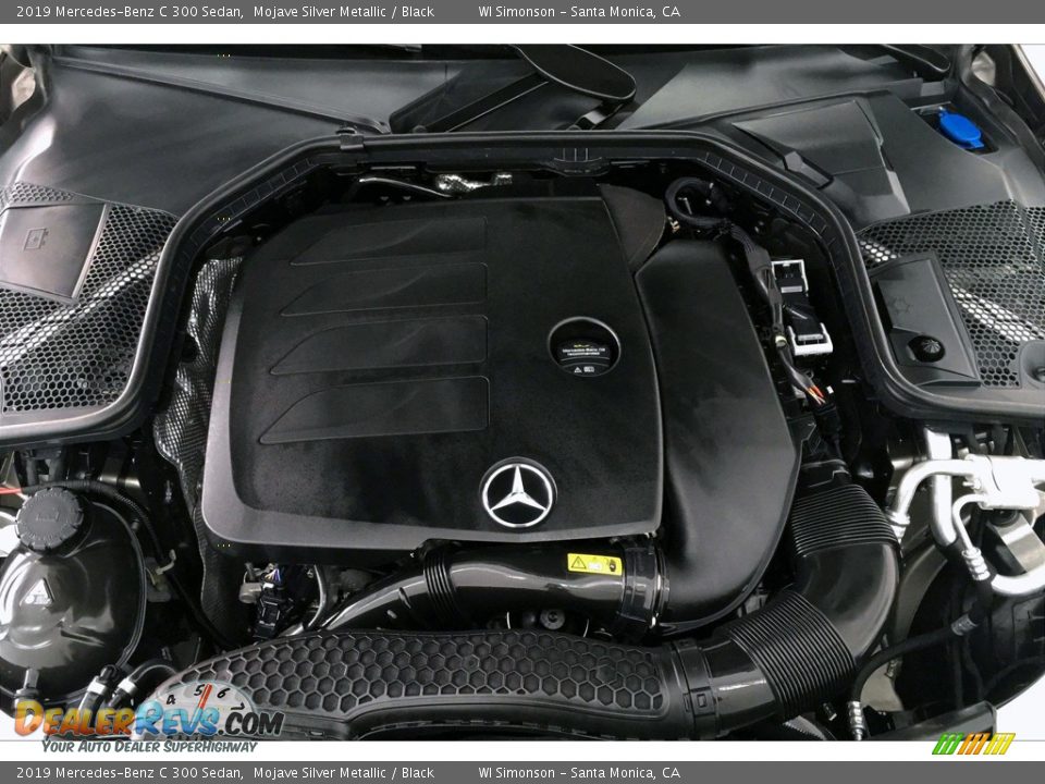 2019 Mercedes-Benz C 300 Sedan Mojave Silver Metallic / Black Photo #9