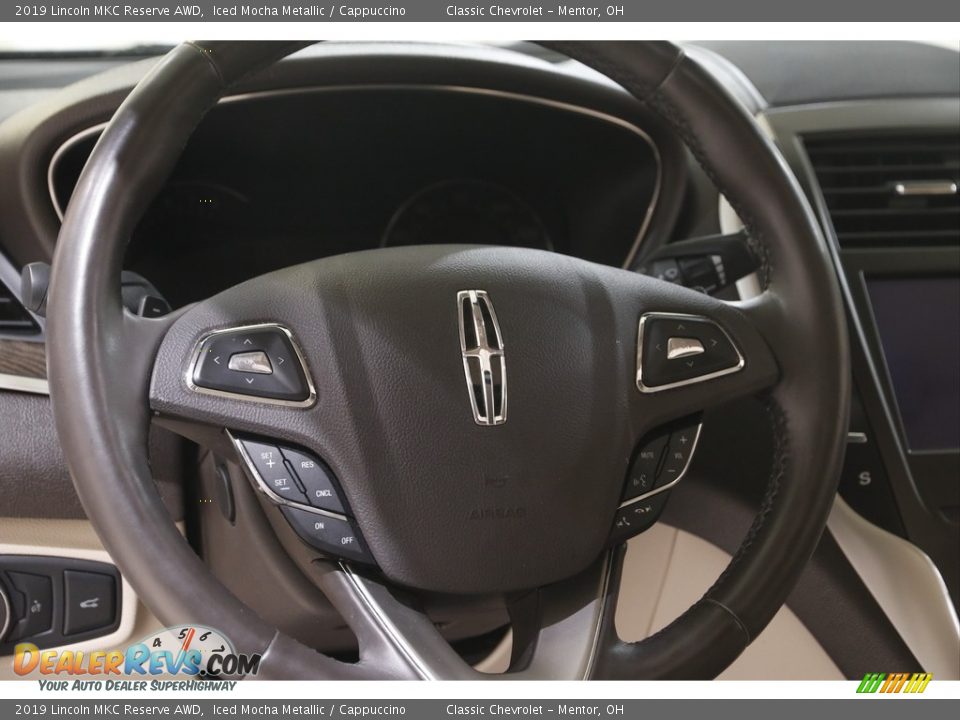 2019 Lincoln MKC Reserve AWD Steering Wheel Photo #8