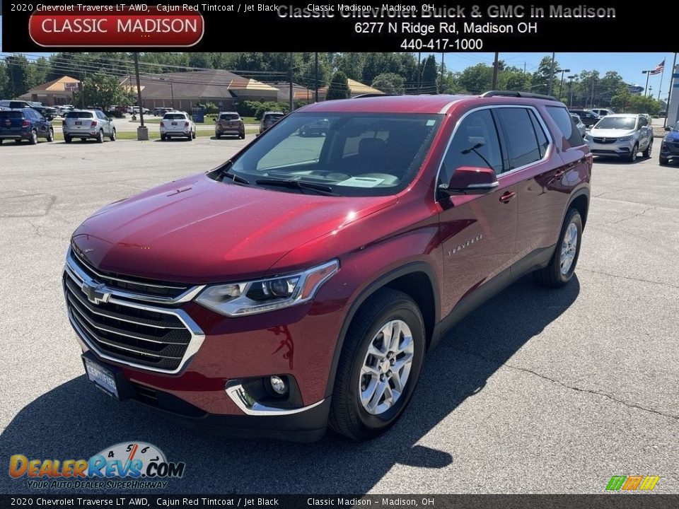 2020 Chevrolet Traverse LT AWD Cajun Red Tintcoat / Jet Black Photo #1