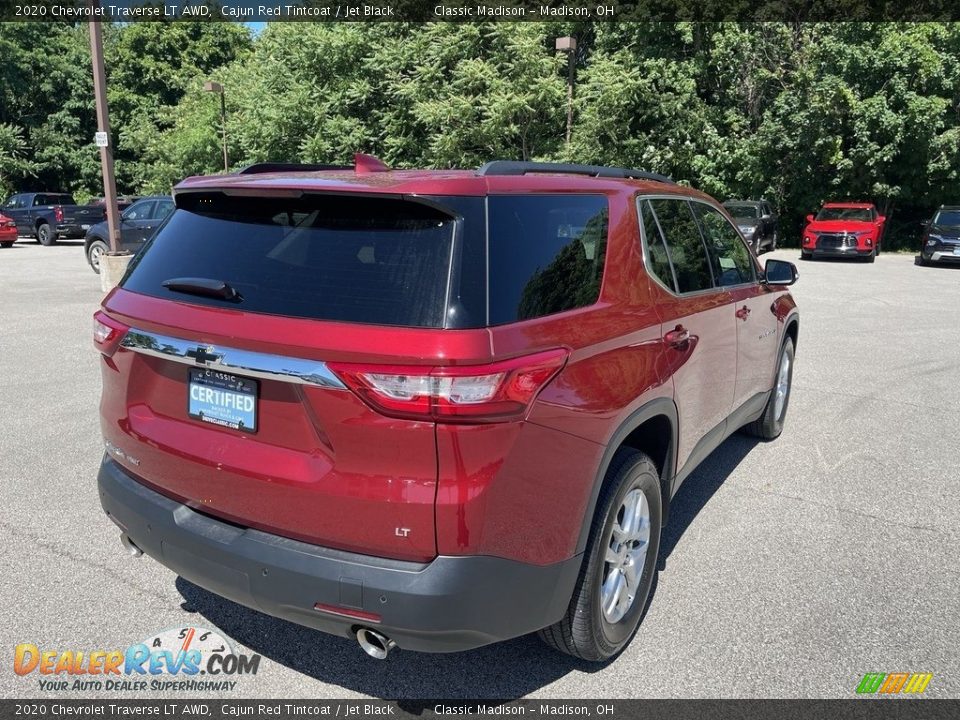 2020 Chevrolet Traverse LT AWD Cajun Red Tintcoat / Jet Black Photo #3