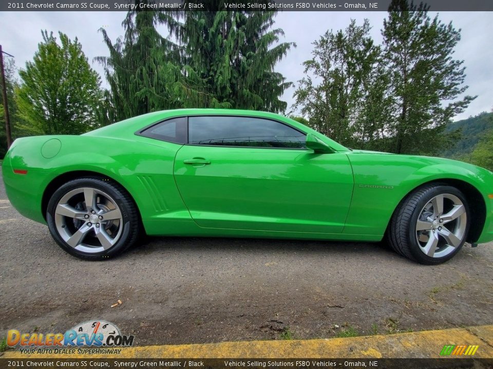 Synergy Green Metallic 2011 Chevrolet Camaro SS Coupe Photo #8