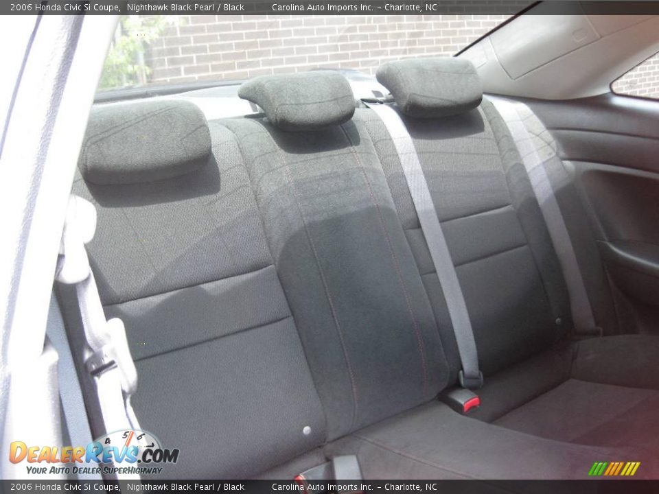 2006 Honda Civic Si Coupe Nighthawk Black Pearl / Black Photo #22