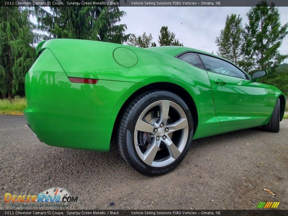 2011 Chevrolet Camaro SS Coupe Synergy Green Metallic / Black Photo #18