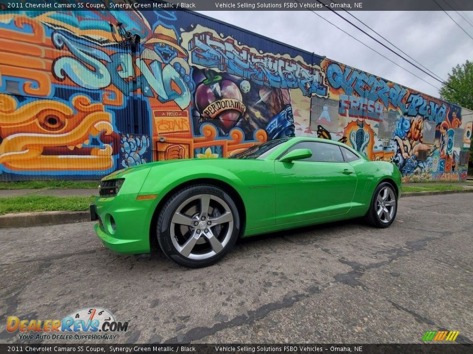 Synergy Green Metallic 2011 Chevrolet Camaro SS Coupe Photo #20