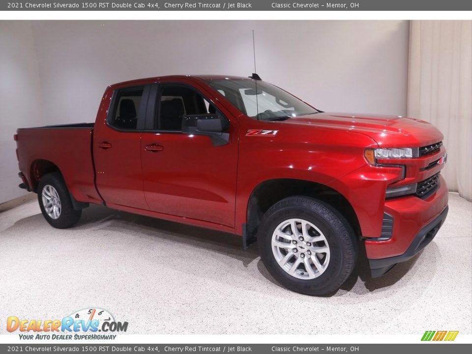 Cherry Red Tintcoat 2021 Chevrolet Silverado 1500 RST Double Cab 4x4 Photo #1