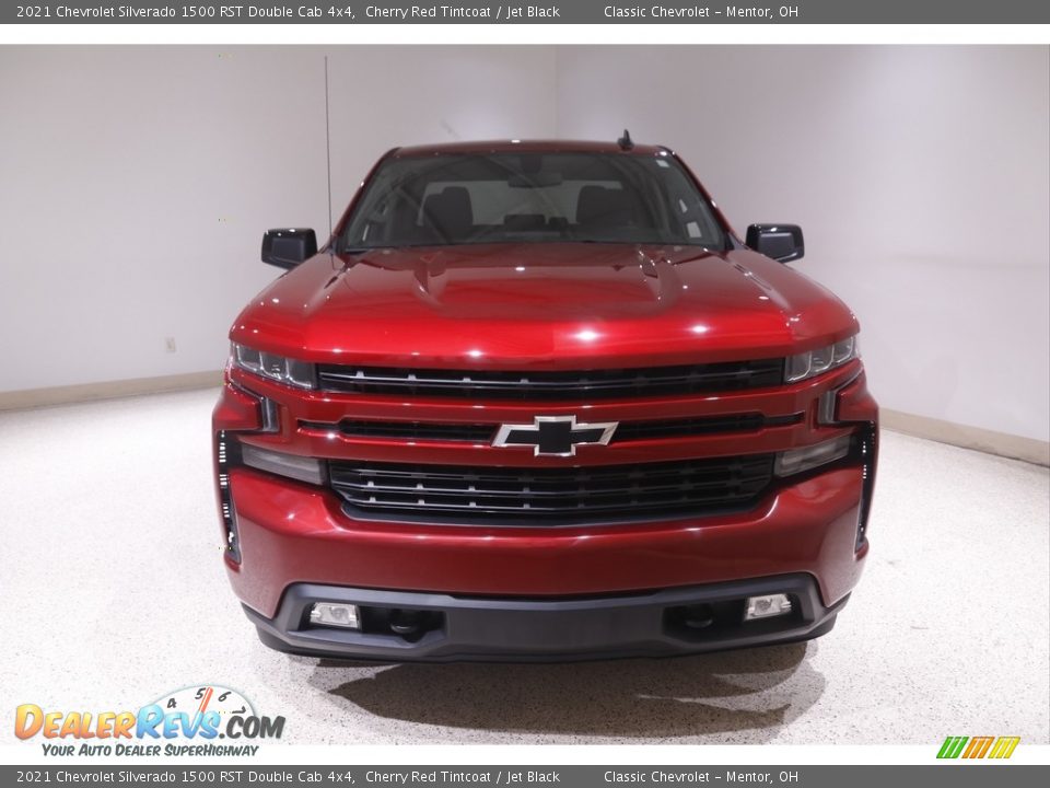 2021 Chevrolet Silverado 1500 RST Double Cab 4x4 Cherry Red Tintcoat / Jet Black Photo #2