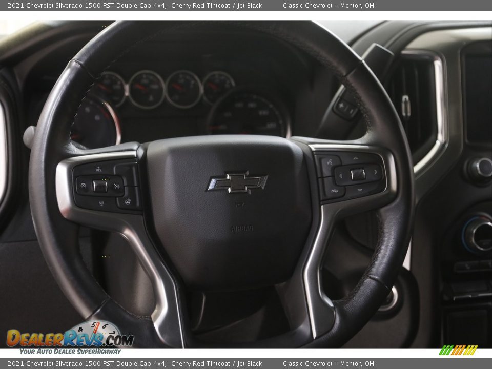 2021 Chevrolet Silverado 1500 RST Double Cab 4x4 Steering Wheel Photo #8
