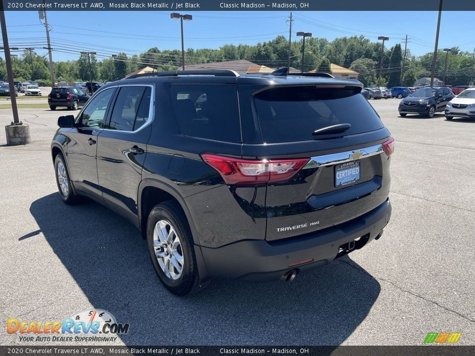 2020 Chevrolet Traverse LT AWD Mosaic Black Metallic / Jet Black Photo #2