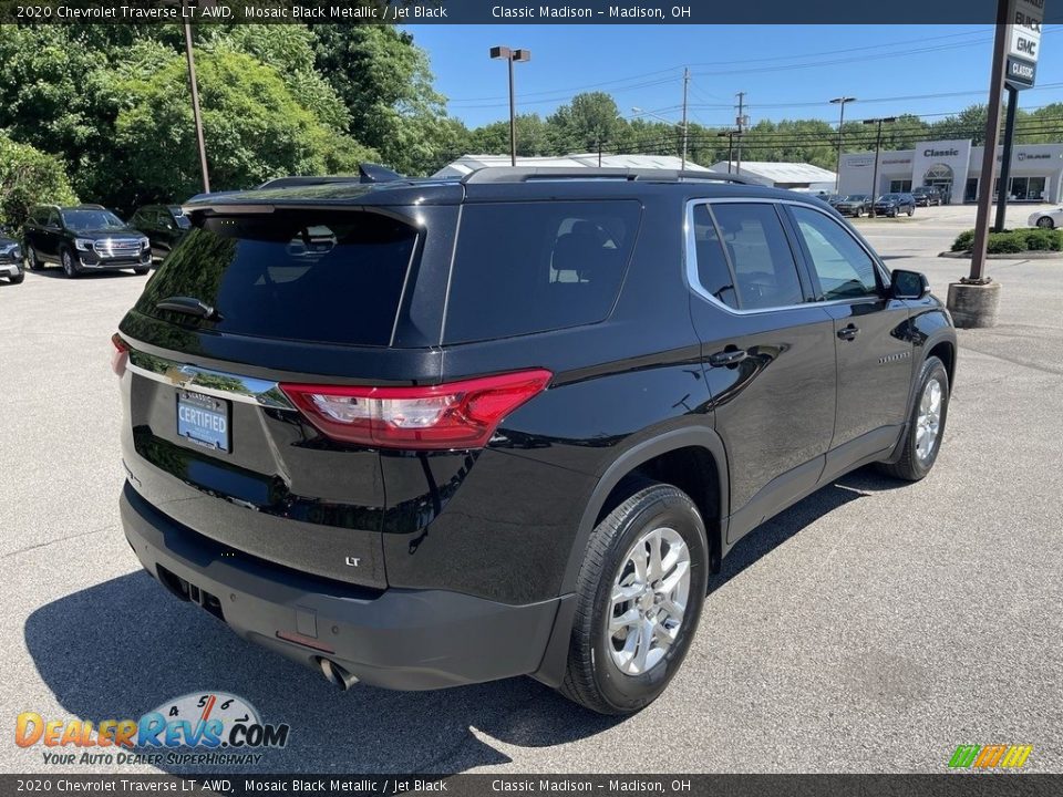 2020 Chevrolet Traverse LT AWD Mosaic Black Metallic / Jet Black Photo #3