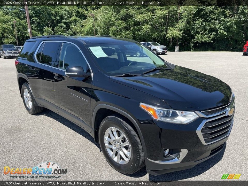 2020 Chevrolet Traverse LT AWD Mosaic Black Metallic / Jet Black Photo #4