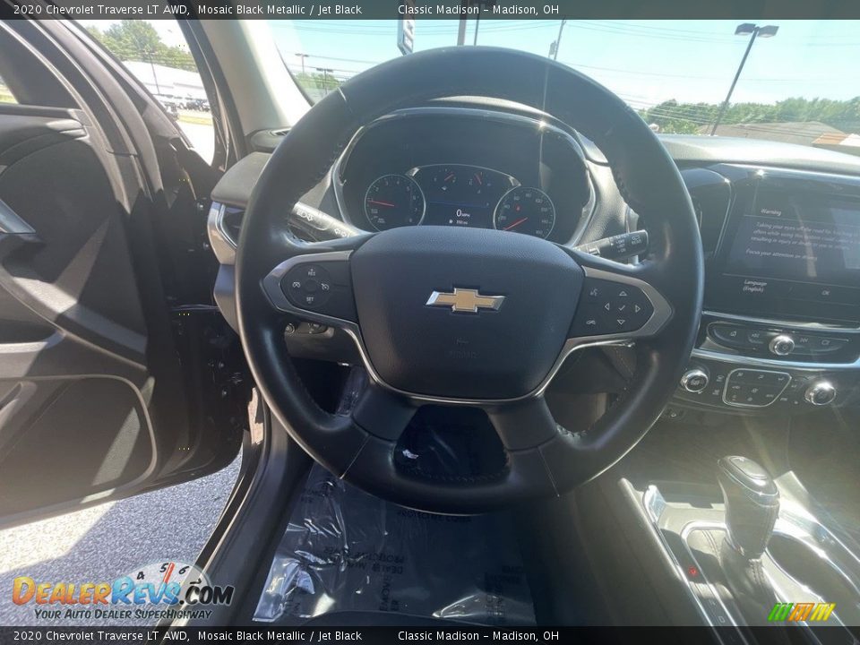 2020 Chevrolet Traverse LT AWD Mosaic Black Metallic / Jet Black Photo #9