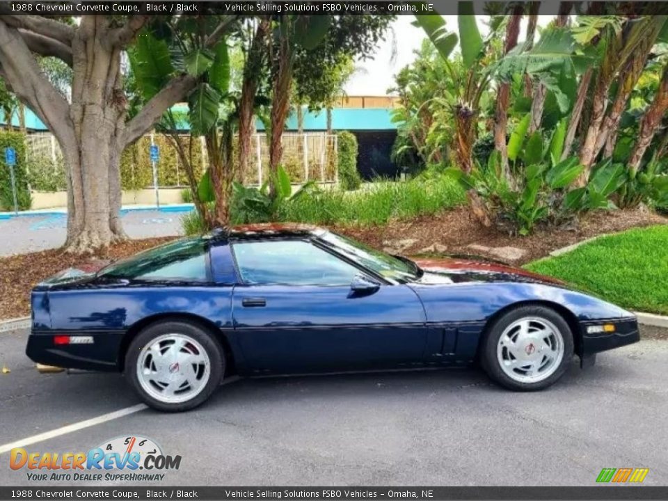 1988 Chevrolet Corvette Coupe Black / Black Photo #1