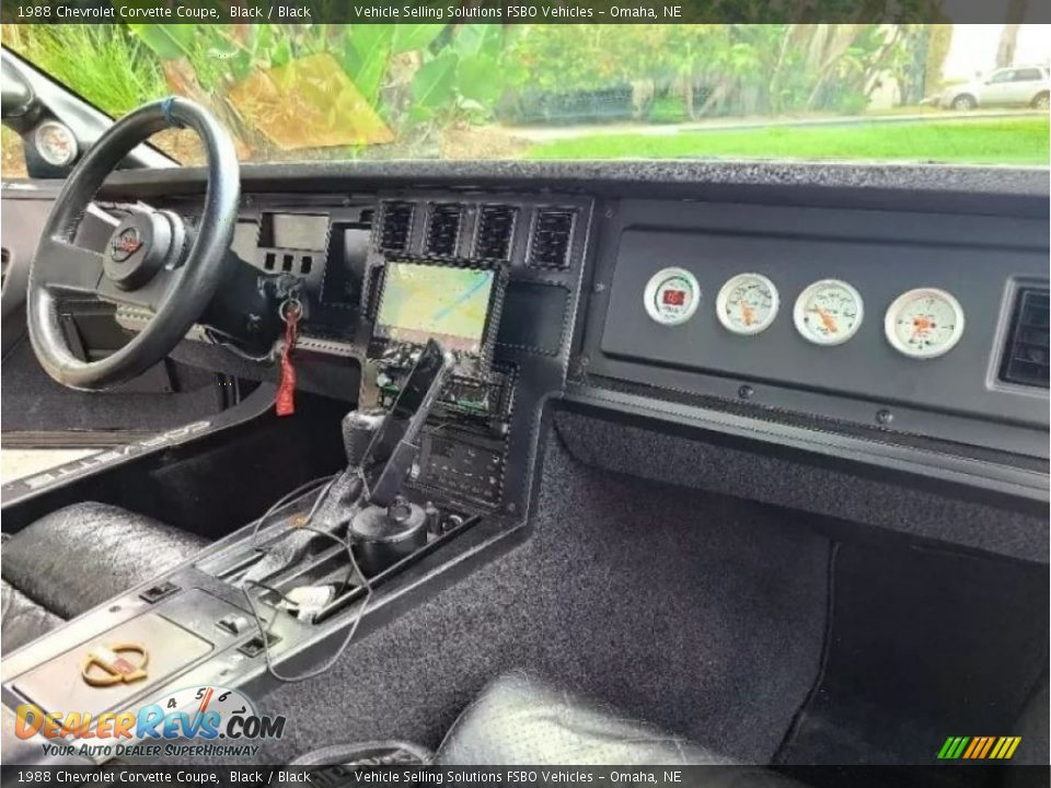 1988 Chevrolet Corvette Coupe Black / Black Photo #3