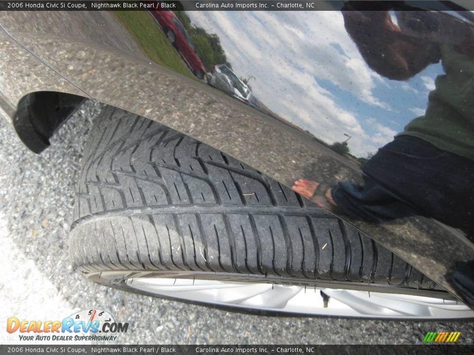 2006 Honda Civic Si Coupe Nighthawk Black Pearl / Black Photo #25