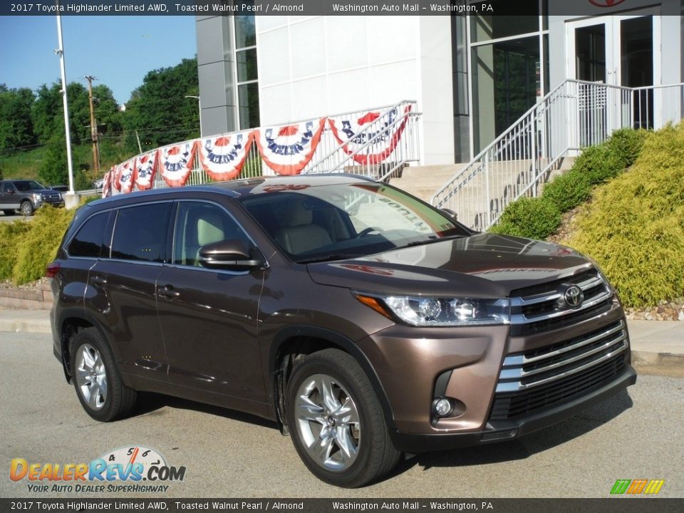 2017 Toyota Highlander Limited AWD Toasted Walnut Pearl / Almond Photo #1