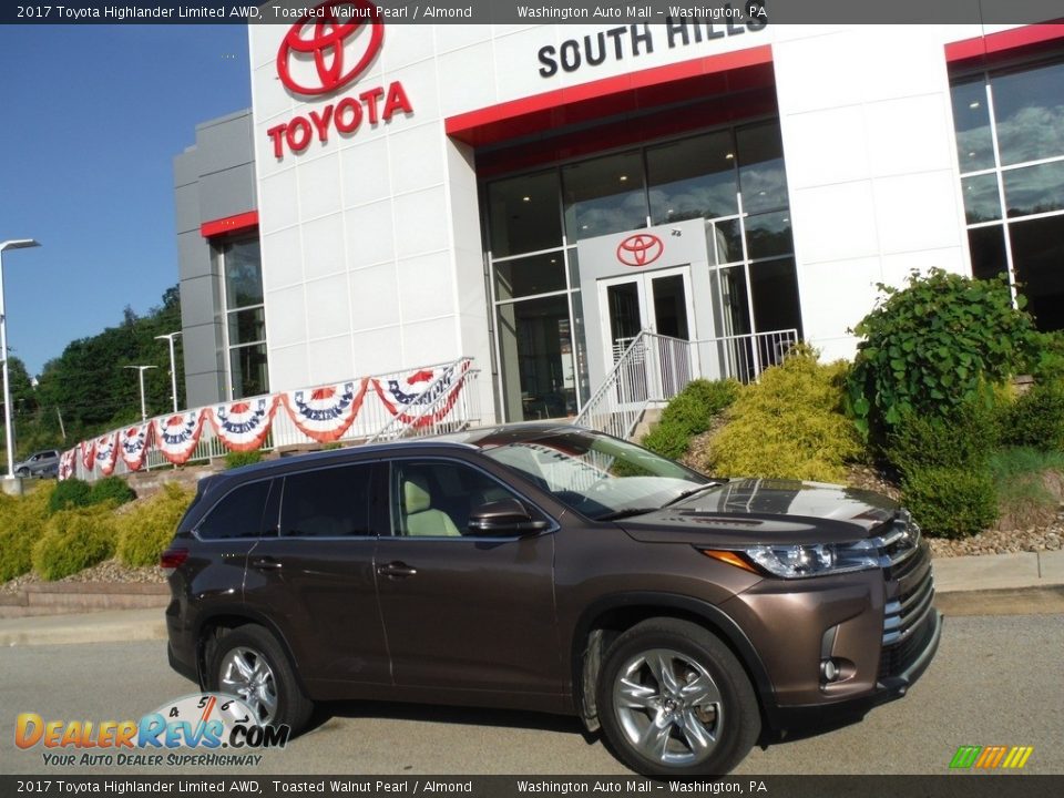 2017 Toyota Highlander Limited AWD Toasted Walnut Pearl / Almond Photo #2