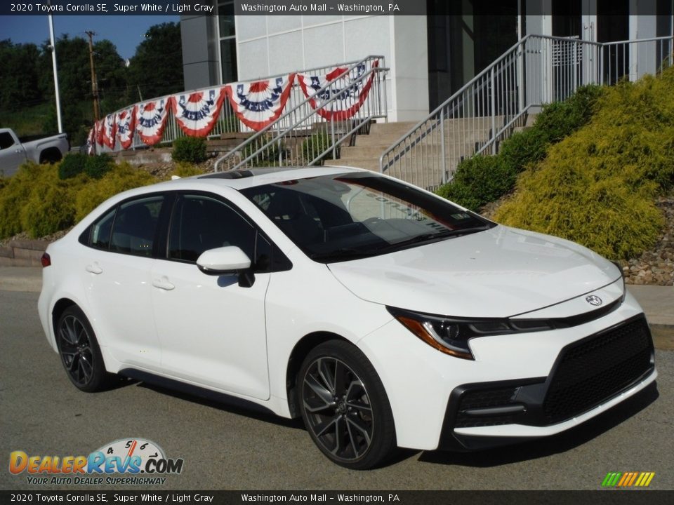 2020 Toyota Corolla SE Super White / Light Gray Photo #1