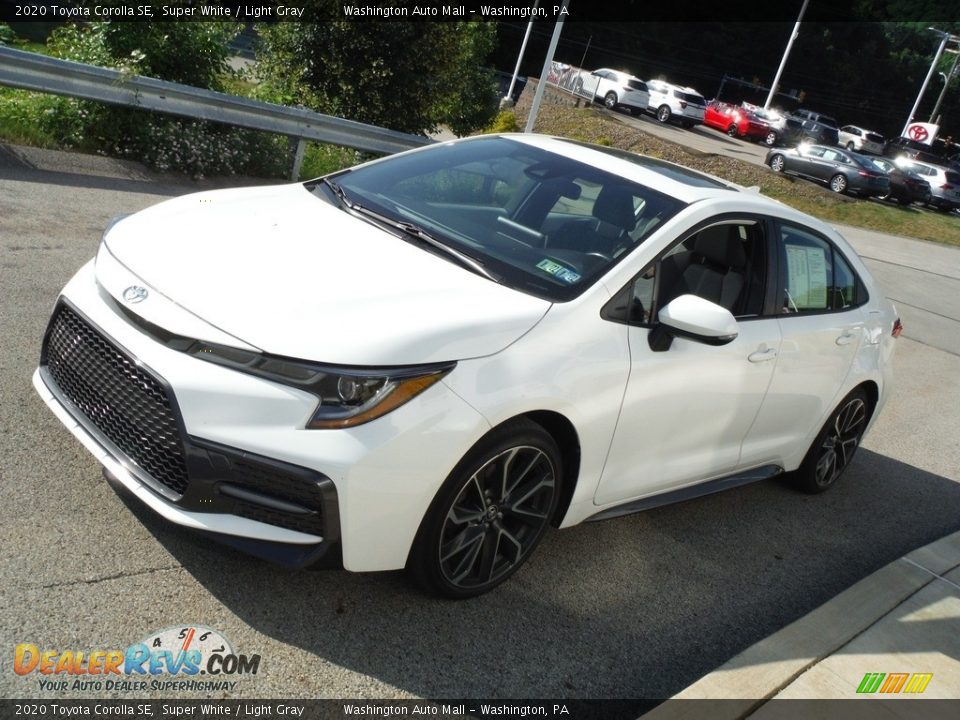 2020 Toyota Corolla SE Super White / Light Gray Photo #12