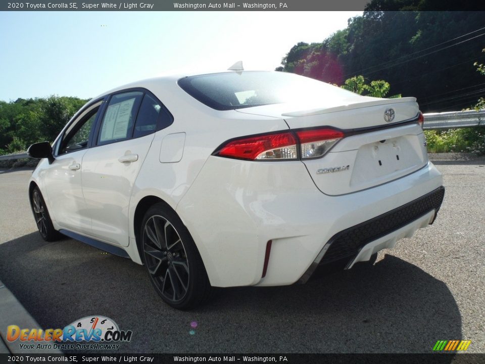 2020 Toyota Corolla SE Super White / Light Gray Photo #14