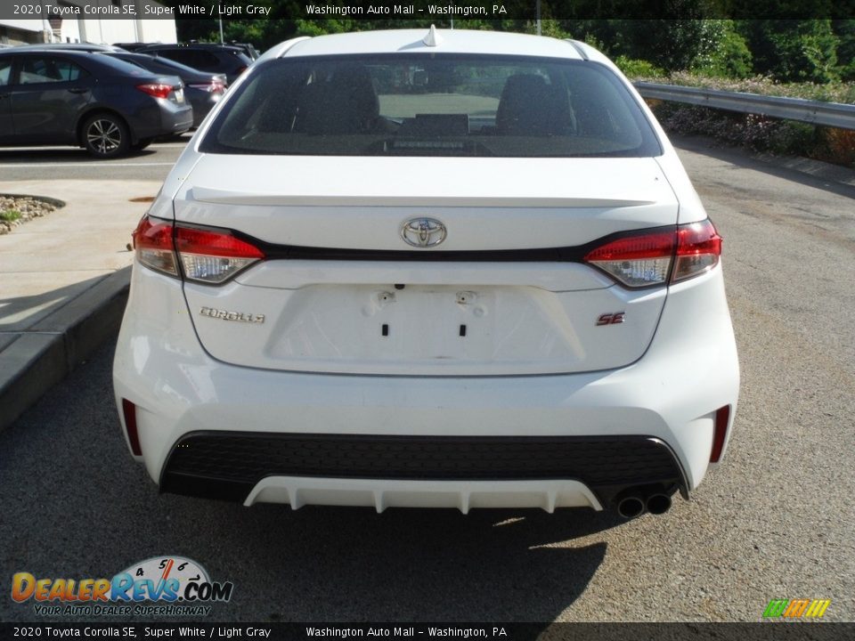 2020 Toyota Corolla SE Super White / Light Gray Photo #15