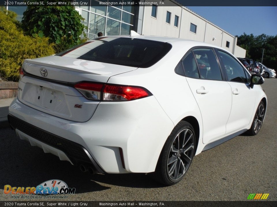 2020 Toyota Corolla SE Super White / Light Gray Photo #16