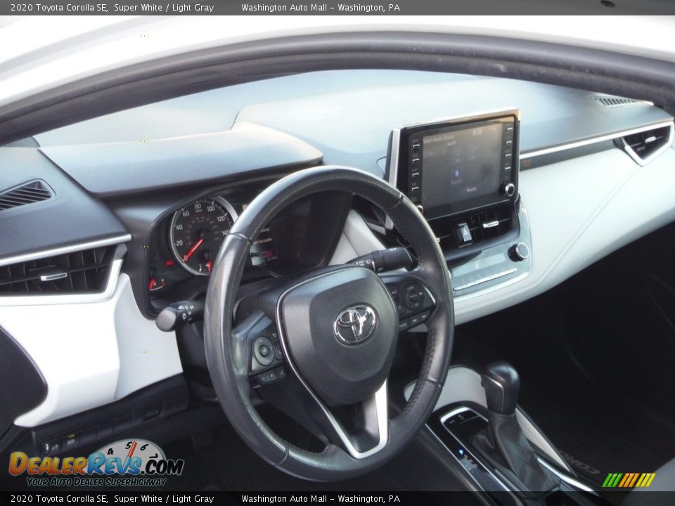 2020 Toyota Corolla SE Super White / Light Gray Photo #18