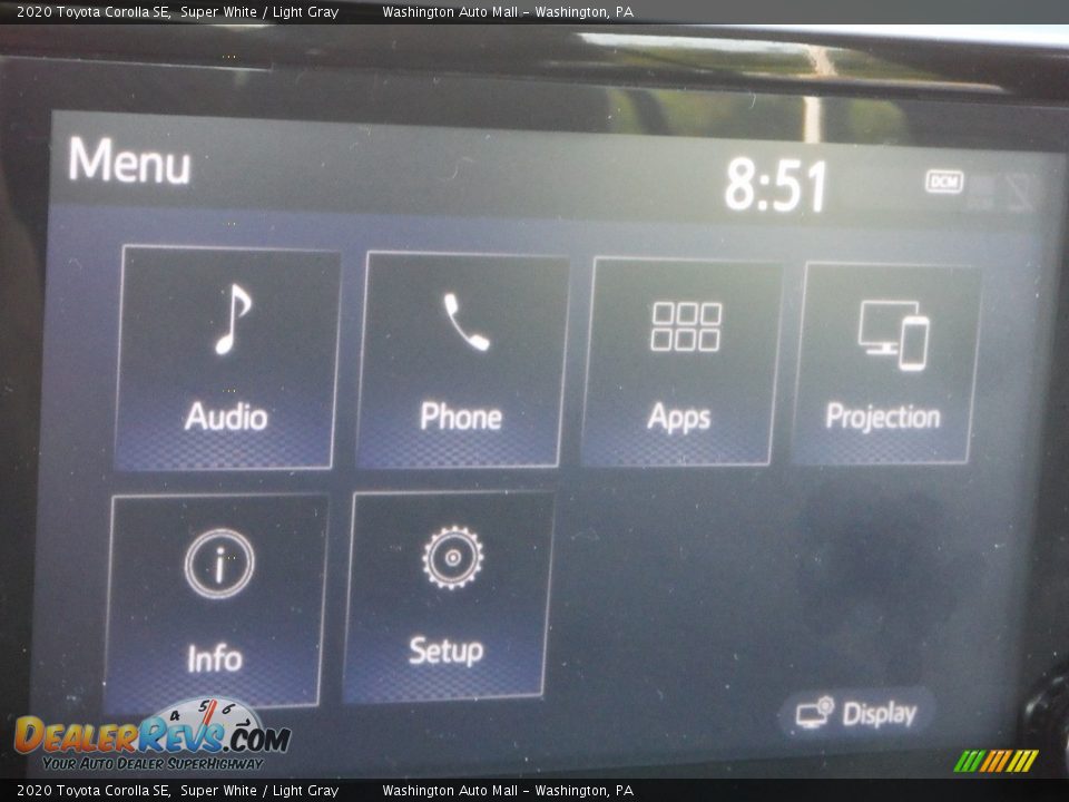 2020 Toyota Corolla SE Super White / Light Gray Photo #23