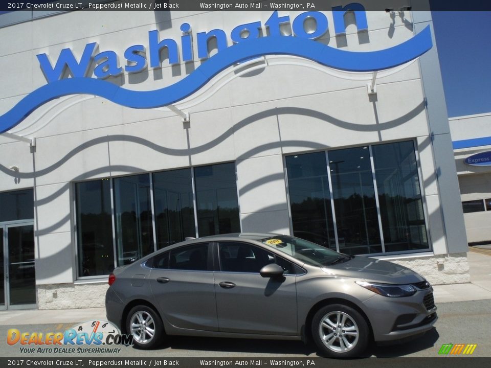 2017 Chevrolet Cruze LT Pepperdust Metallic / Jet Black Photo #2