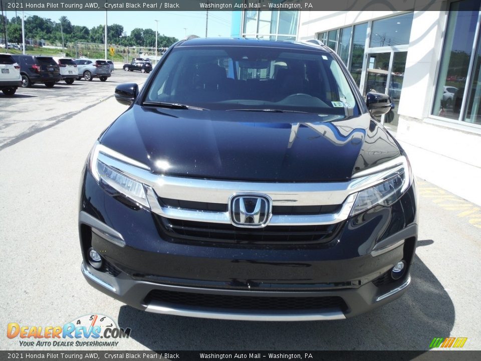 2021 Honda Pilot Touring AWD Crystal Black Pearl / Black Photo #5
