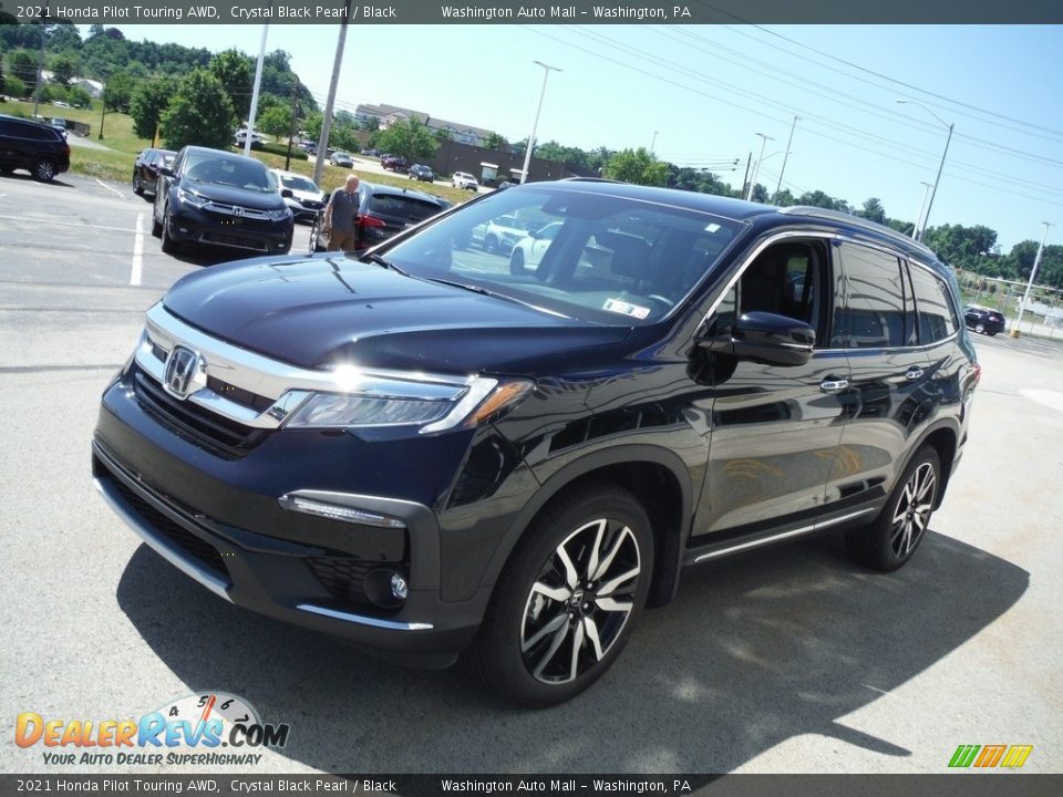 2021 Honda Pilot Touring AWD Crystal Black Pearl / Black Photo #6
