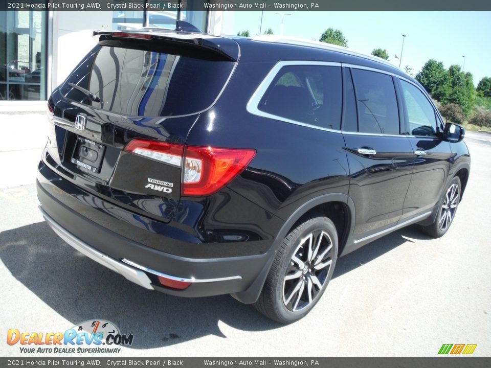 2021 Honda Pilot Touring AWD Crystal Black Pearl / Black Photo #11